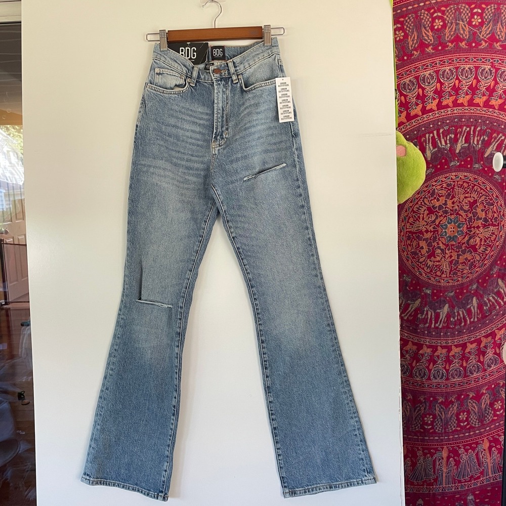 NWT BDG‎ Women's High Waisted Flare Size 26 Women's Urban Outfitters Y2k 90's